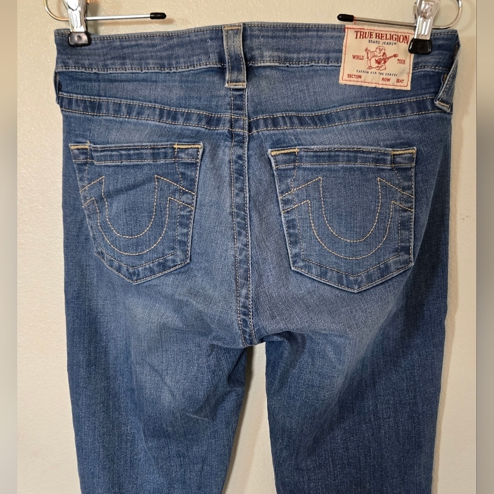 True Religion | Stellams Mid Rise Skinny Jeans Size 28 - Picture 4 of 10
